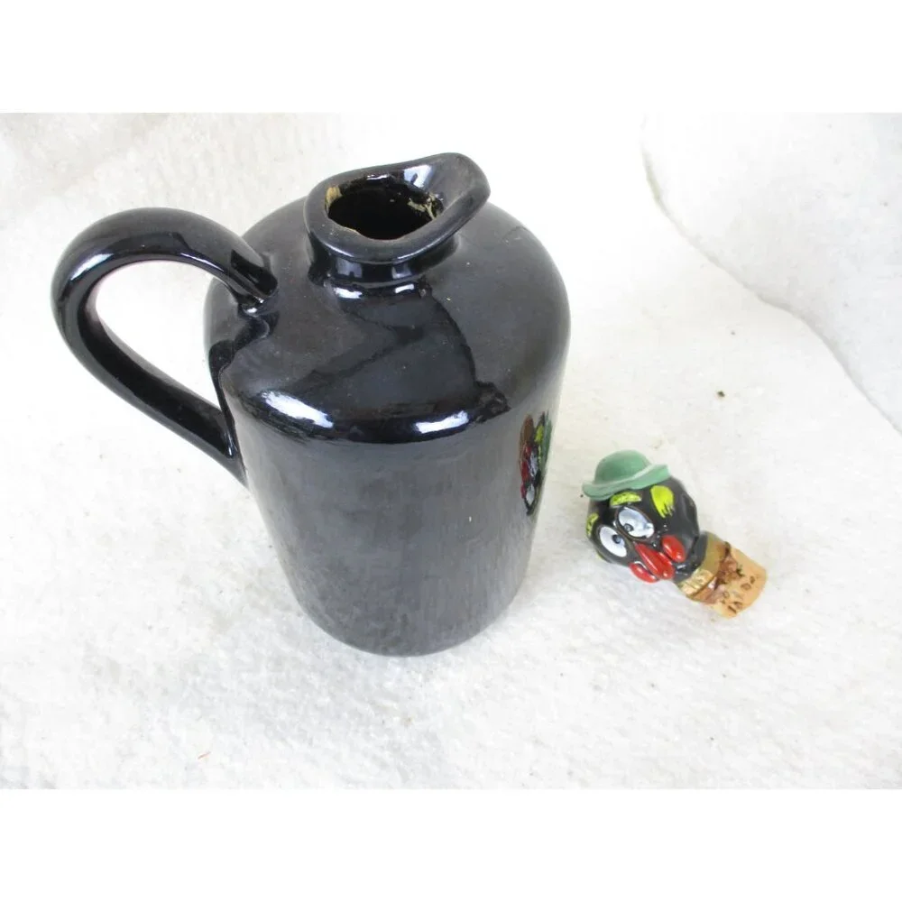 Old Fire Water Jug Whiskey Novelty bottle Vintage Japan 1960‎ napco, 3l3232